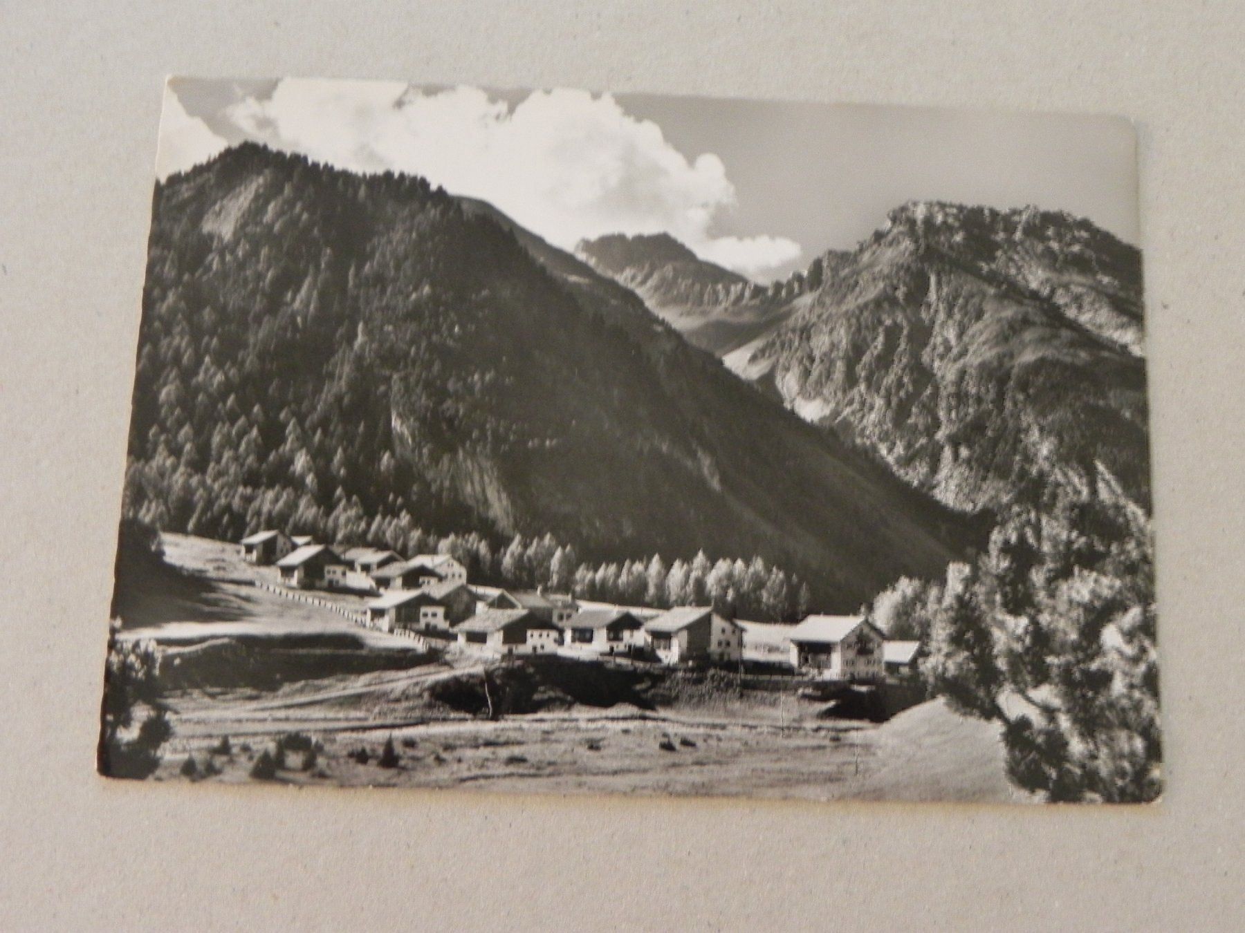 Ansichtskarten: Ansichtskarte Naz bei Preda GR 1961 – Gebraucht aus Siebnen von krimsie