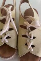 Liilu Espadrilles Schnürung hellgelb Grösse 32