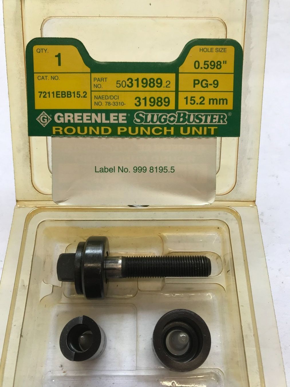 Tutti gli attrezzi: Lochstanze 15.2mm "Greenlee" – Nuovo e nell'imballaggio originale da Küblis venduto da hypofacto 1