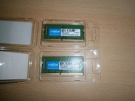32GB Memory Notebook / Mini-PC (2x 16GB DDR4 3200 Crucial)