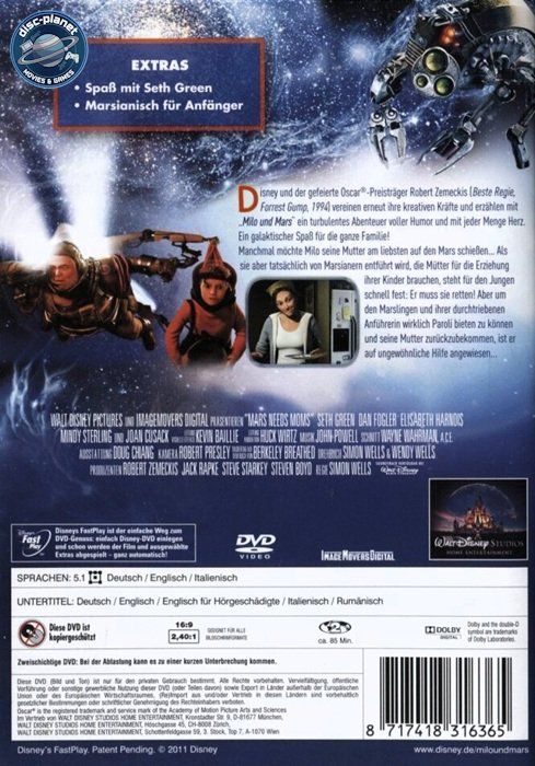Tutti i DVDs: DVD - Milo und Mars (2011) – Usato da Embrach venduto da disc-planet 1