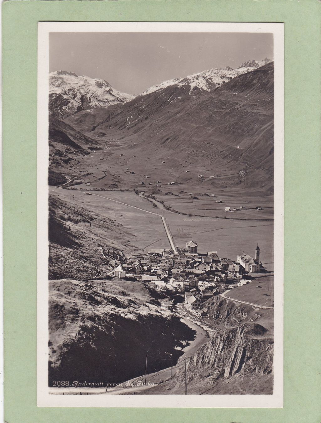 Cartoline postali: Andermatt gegen die Furka – Usato da Herisau venduto da Lisegrat2008