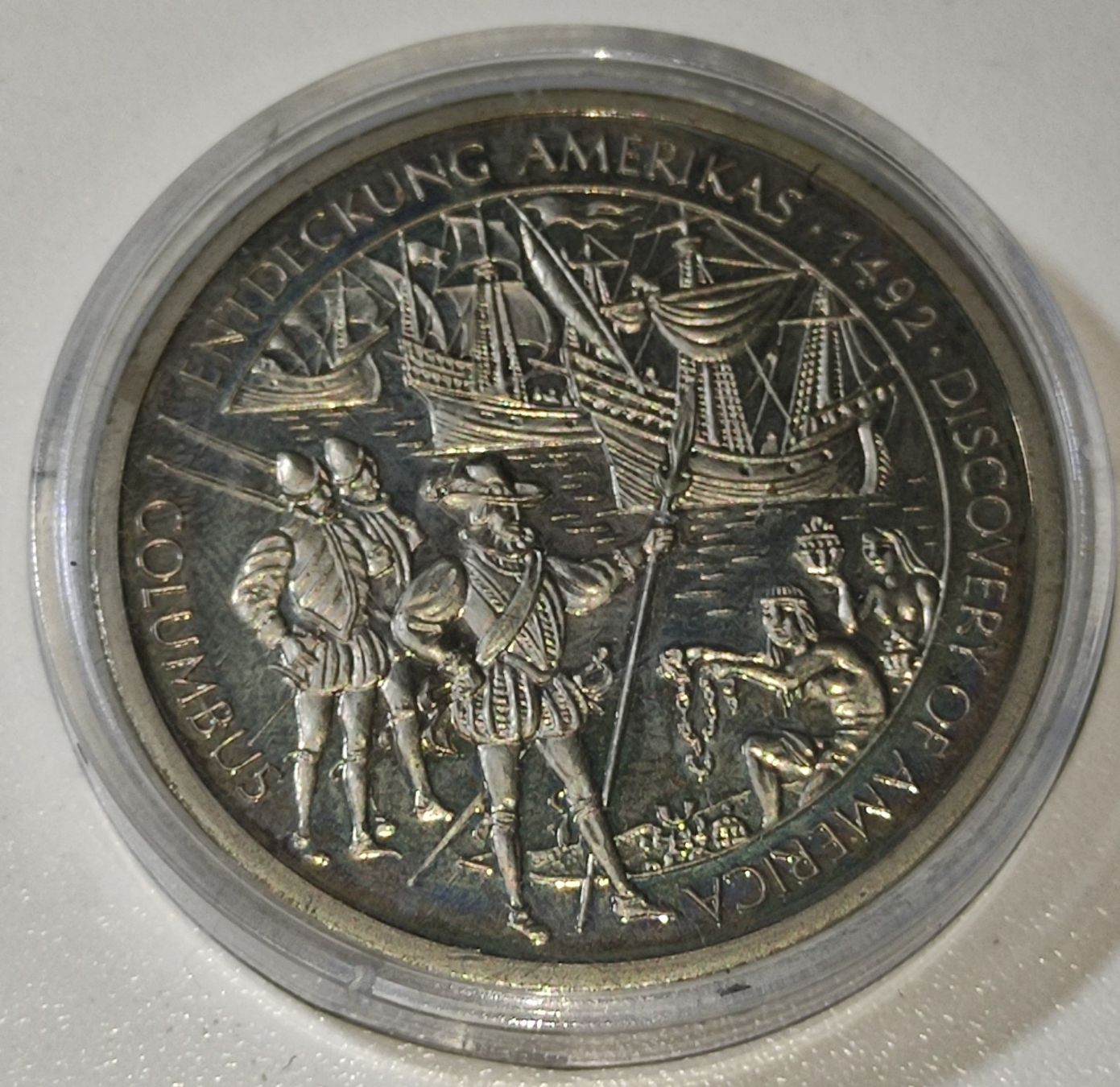 Medaglie: Medaille PP, Columbus Entdeckung Amerikas 1492 – Nuovo (secondo la descrizione) da Baar venduto da Maxlee75
