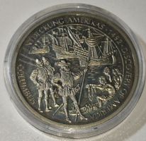 Medaille PP, Columbus Entdeckung Amerikas 1492