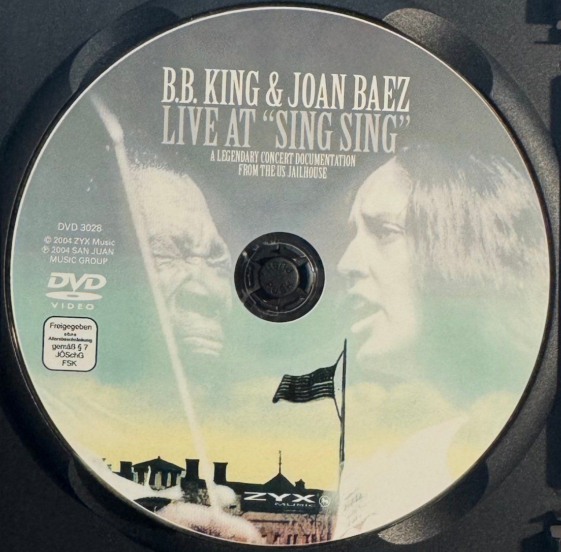 Tutti i DVDs: DVD B.B. KING & JAON BAEZ - LIVE AT "SING SING" A LEGENDARY – Usato da Wisen venduto da gigisna 1