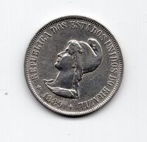 (841) 500 Reis, Brasilien, 1889, fast stgl