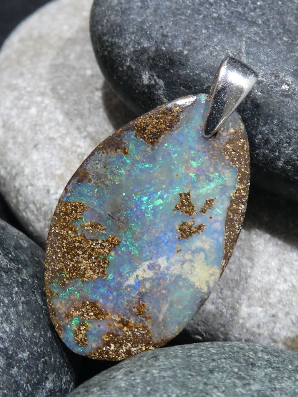 Ciondoli: Boulder Opal Anhänger. – Nuovo (secondo la descrizione) da Niederbüren venduto da Raphael014 2
