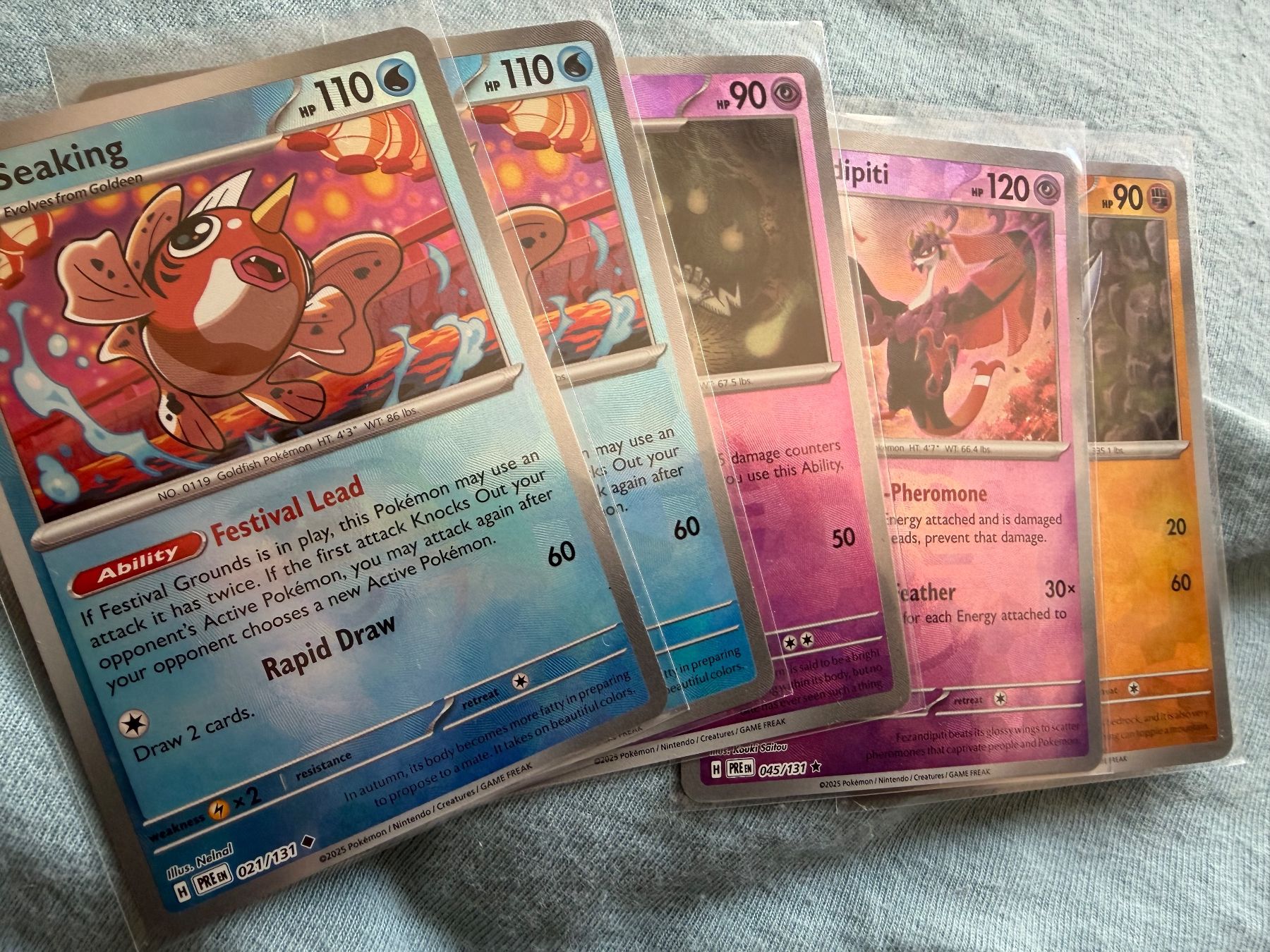 Pokémon Sammelbilder & Trading cards: Pokemon Prismatic Evolution, 001-143 Base Collection+ Holos – Neu (gemäss Beschreibung) aus Grand-Lancy von Jay1225 5