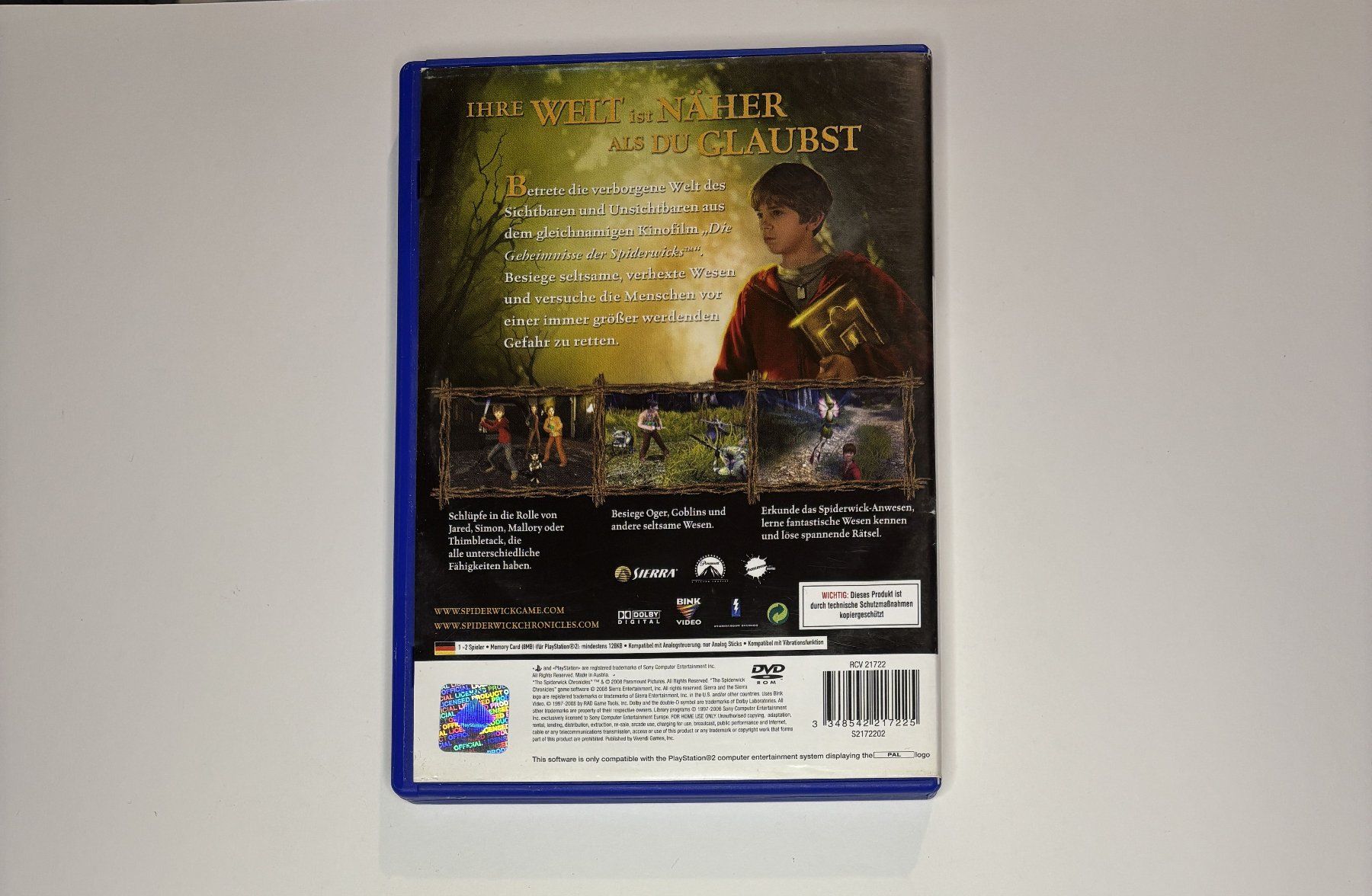 Giochi: PS2 - Die Geheimnisse der Spiderwicks – Usato da Allschwil venduto da Bullach 2