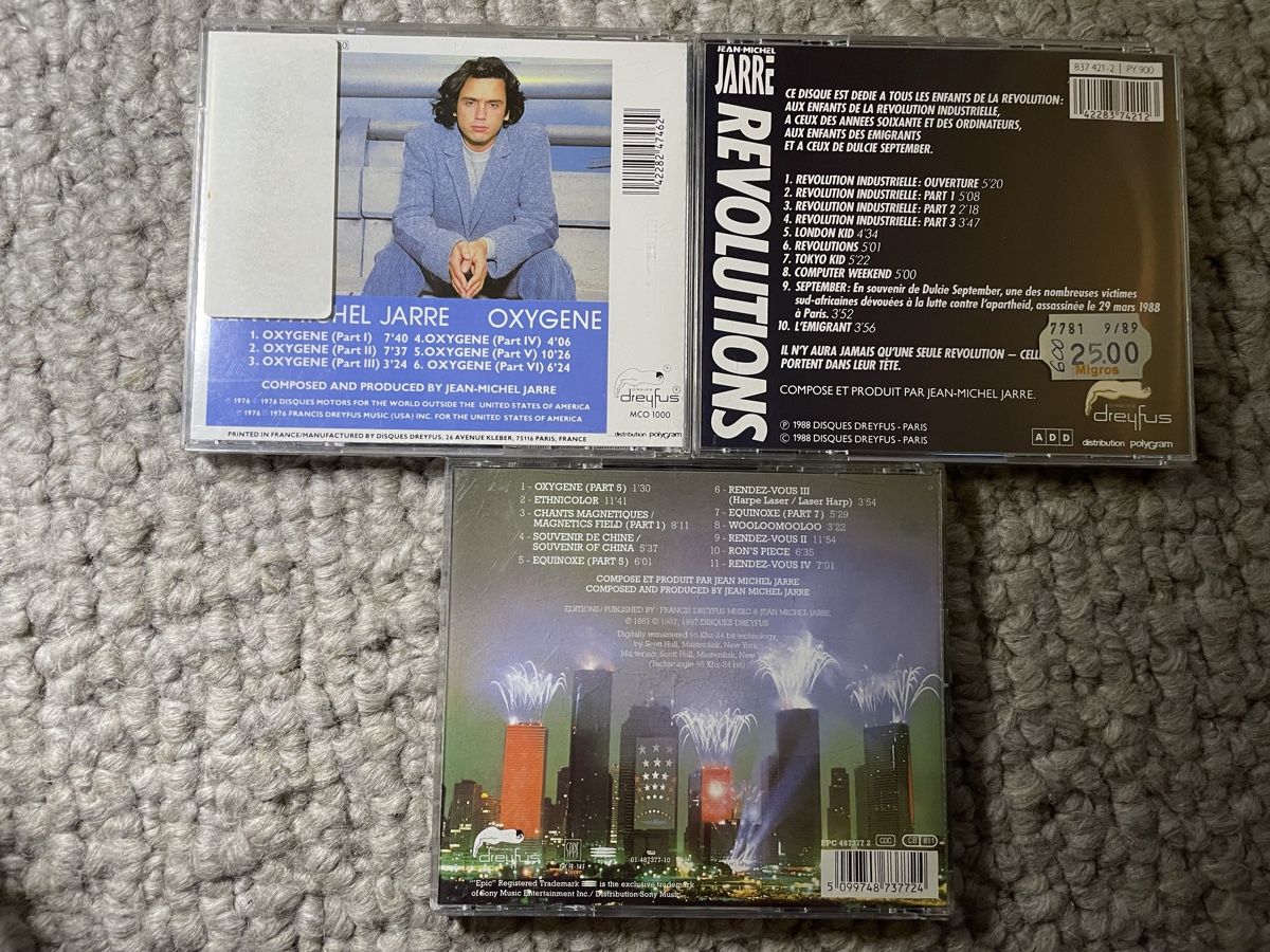 CD: 3x Jean Michel Jarre – Nuovo (secondo la descrizione) da Reinach AG venduto da trigger7811 1