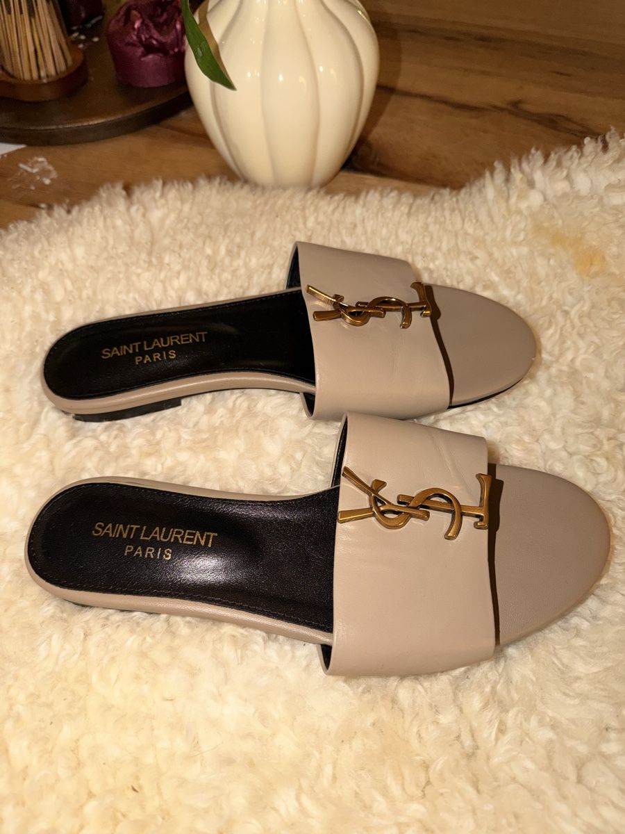 Scarpe da donna: YSL SLIDES BEIGE – Nuovo (secondo la descrizione) da Kloten venduto da lene2907 1