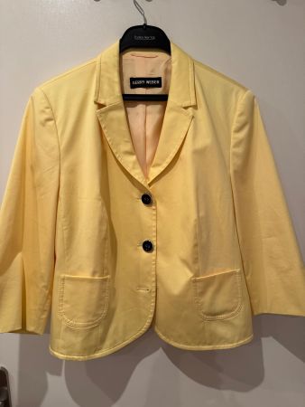 Gerry Weber Blazer Gelb Gr. 44 Frühling Sommer