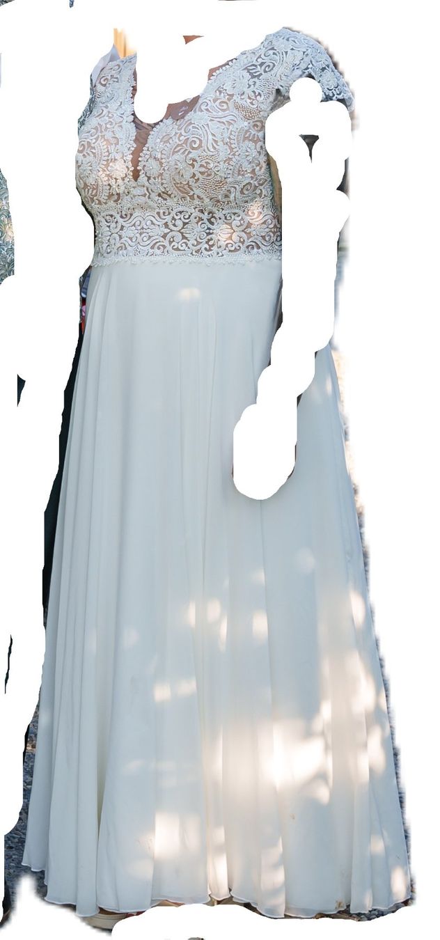 Kleider: Hochzeitskleid Grösse 42 + Schleier – Gebraucht aus Aathal-Seegräben von heyiBims 1