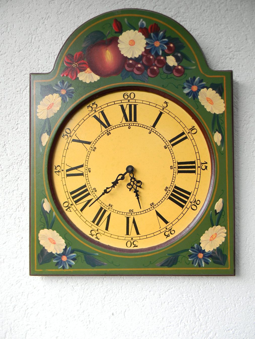 Orologi da terra & Orologi da parete: pendule peinte Country Corner, à pile – Usato da Bournens venduto da monique048