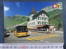 KLAUSENPASS-HÖHE HOTEL POSTAUTO SETRA EICHHOF BIER POST PTT