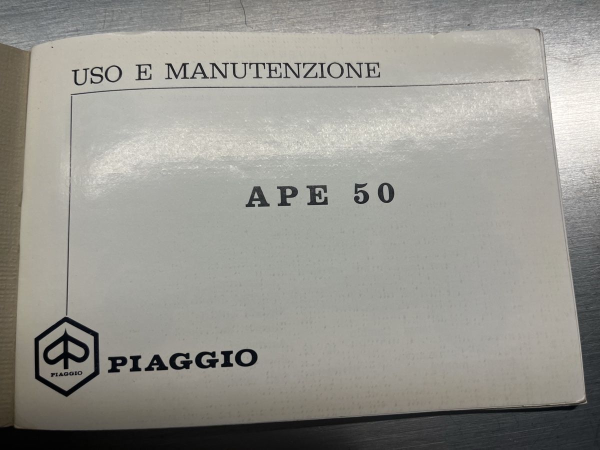 Piaggio Tutti pezzi di ricambio per scooter: Vespa Piaggio Ape – Usato da Thun venduto da Cpia 6