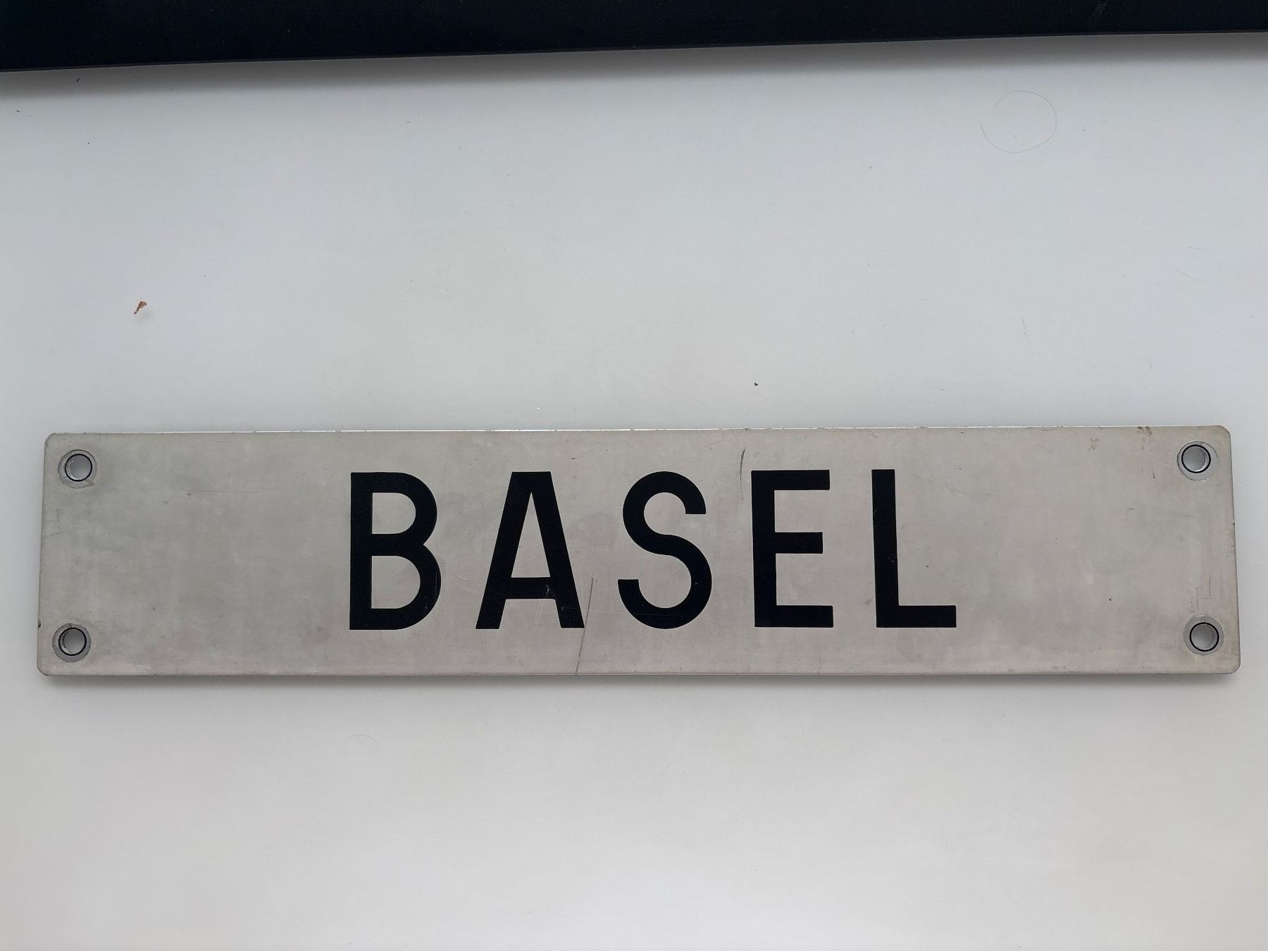 SBB/CFF/FFS Schilder: SBB: Depotschild Basel – Gebraucht aus Richterswil von Smartprize
