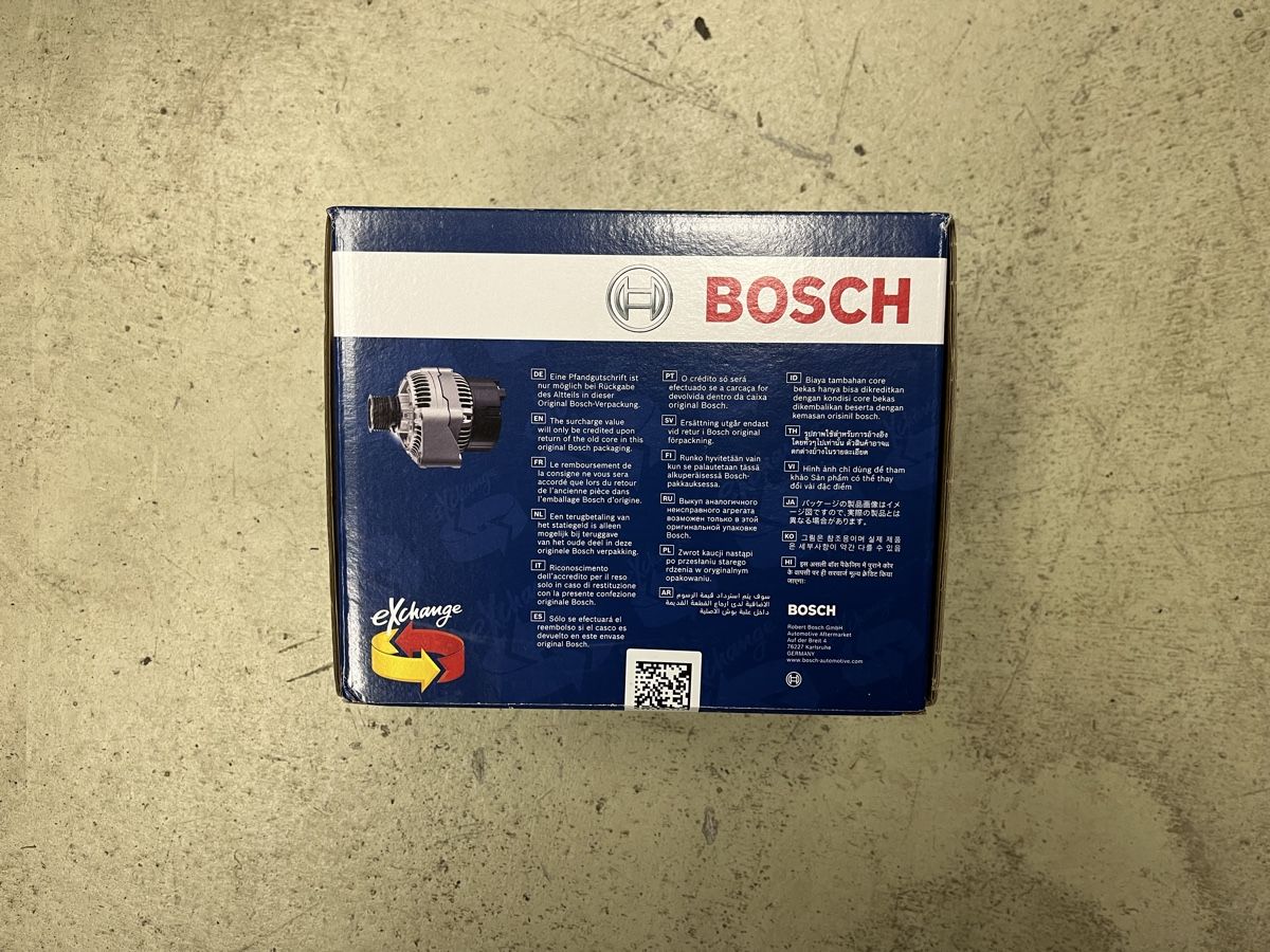 Bosch Tutti pezzi di ricambio auto: Bosch Lichtmaschine BMW e53, e46, e83 OVP neu – Nuovo e nell'imballaggio originale da Greppen venduto da Slik21 2