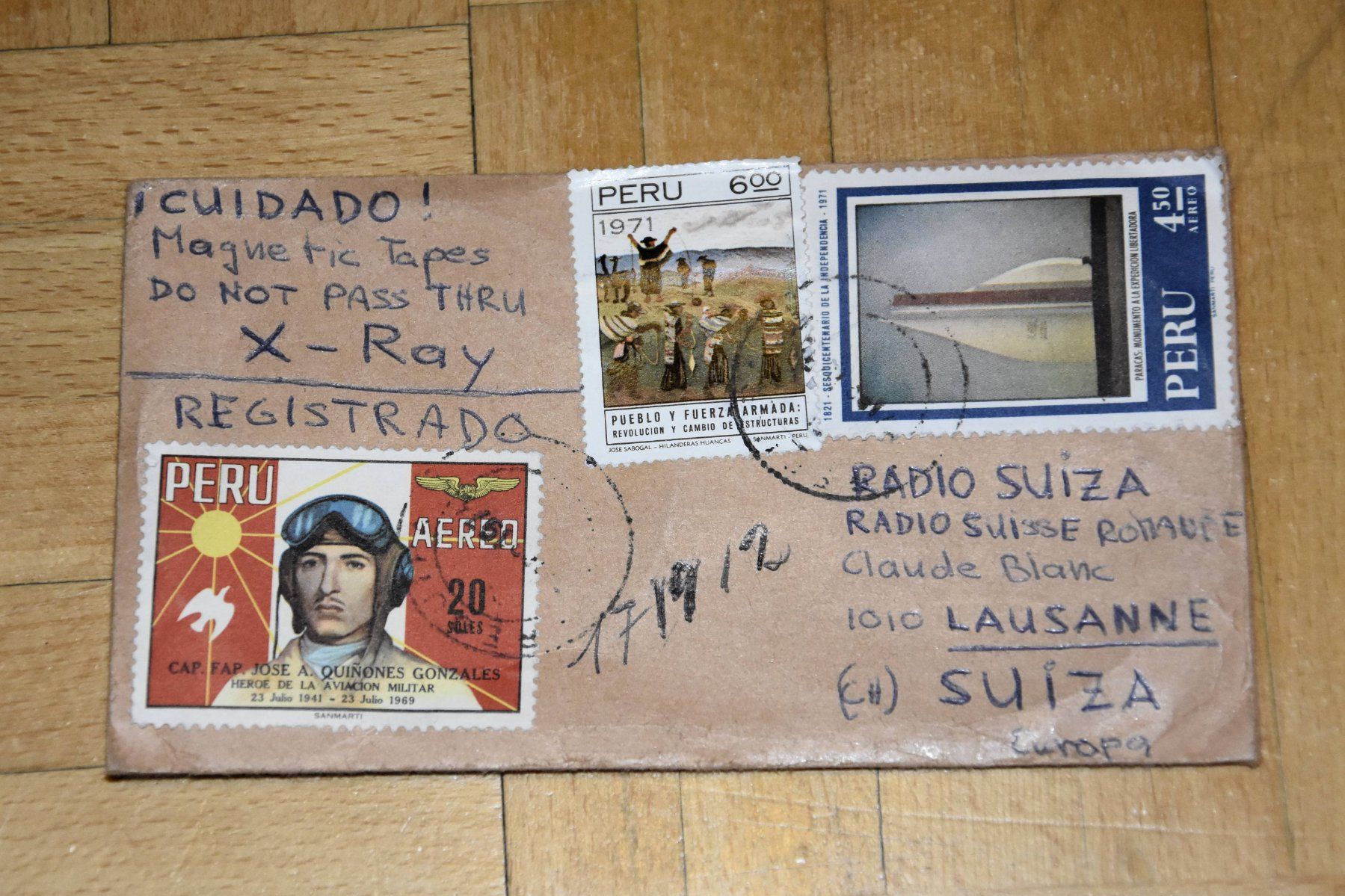 Alle Briefmarken: 2 enveloppes Radio Suisse Romande – Gebraucht aus Belmont-sur-Yverdon von bichet02 4