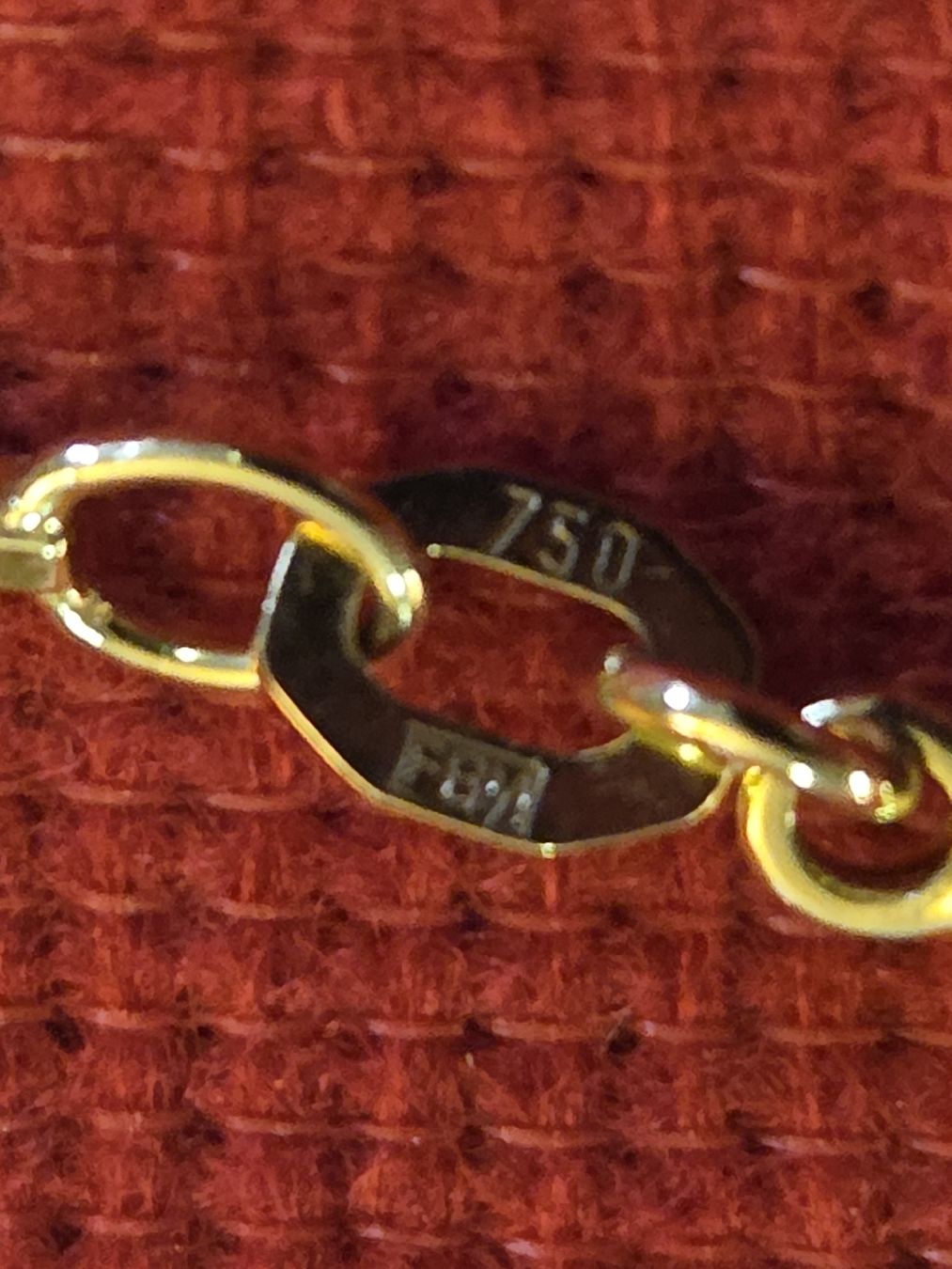 Catenine: Gold Halskette / "750" – Nuovo e nell'imballaggio originale da Burg im Leimental venduto da Spuma87 2