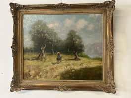 Wunderschönes Ölgemälde von Erminio Cremp (ca. 1860–1936)
