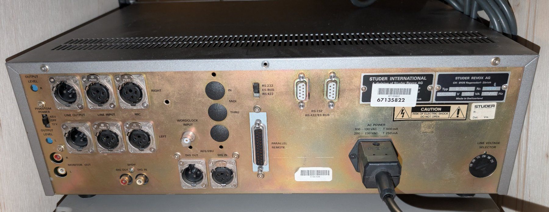 Studer Console di mixaggio: Studer D780 Pro Studio-Equipment – Usato da Löhningen venduto da Guadian_90 4
