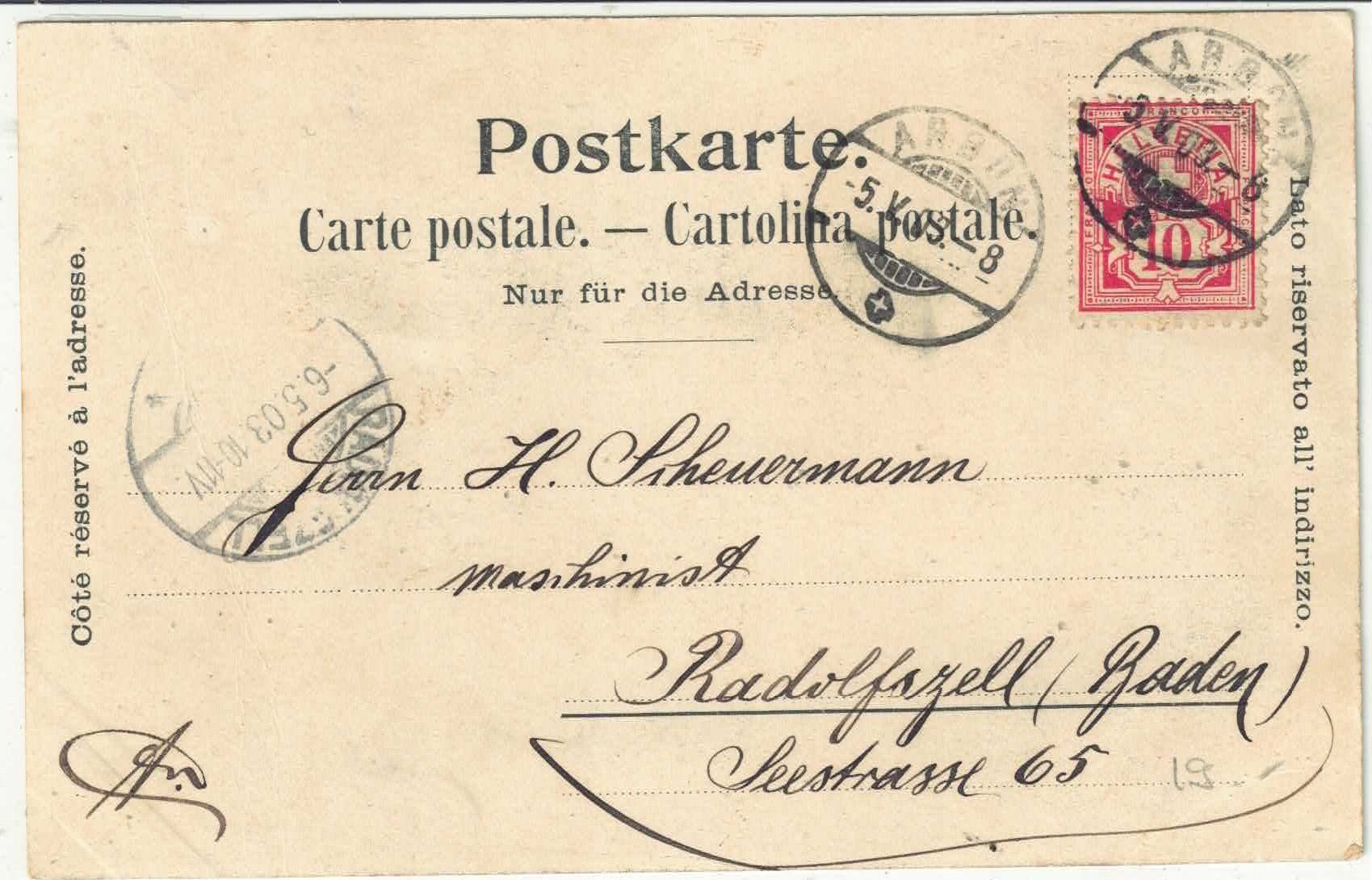 Cartes postales: Gruss vom Bodensee - Arbon – D'occasion à Ettingen par Kartenplanet 1