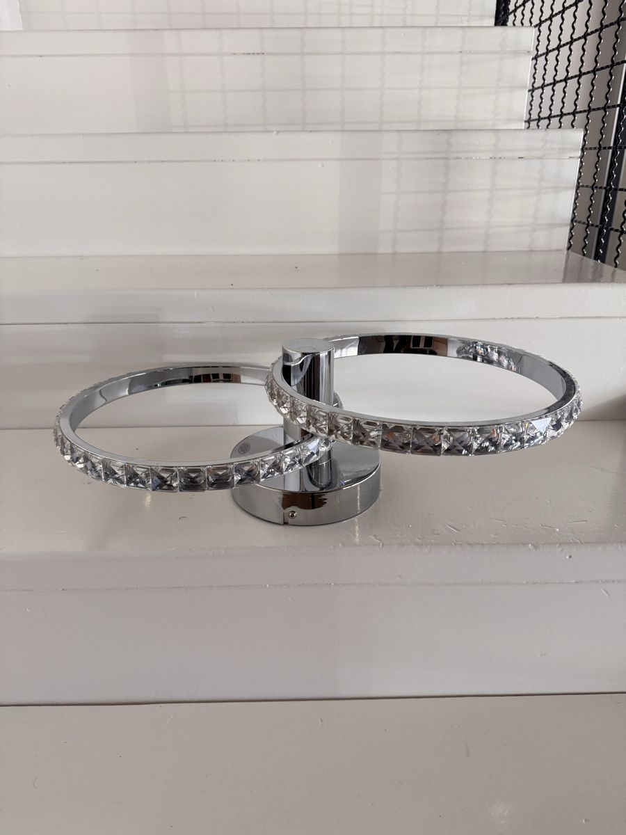 Lampadari & plafoniere: Deckenleuchte mit Kristallringen Chrom – Usato da Hausen AG venduto da bes_g779
