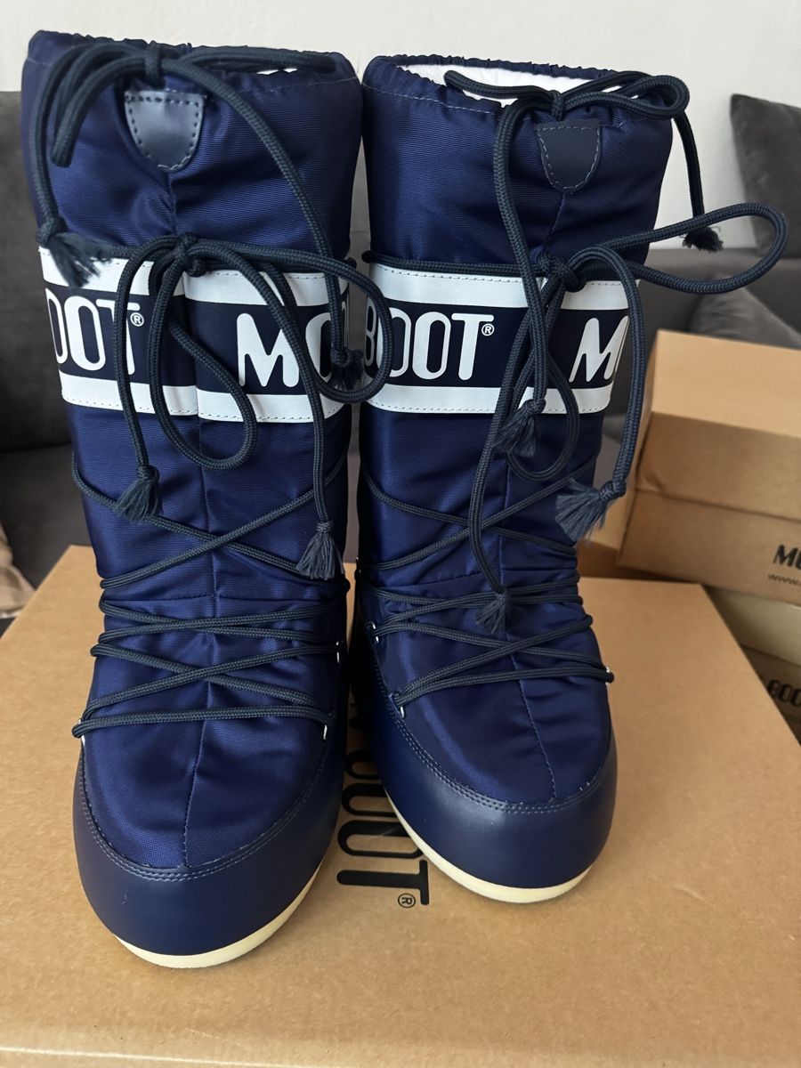 Moon Boot Scarpe da uomo: Moon Boot Winterstiefel dunkelblau NEU – Nuovo e nell'imballaggio originale da Immensee venduto da ann_k2rk 1