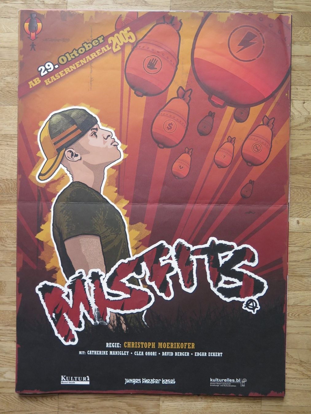 Poster & Bilder: Plakate junges theater basel - 9 verschiedene – Gebraucht aus Zwingen von Tigertimmi 9