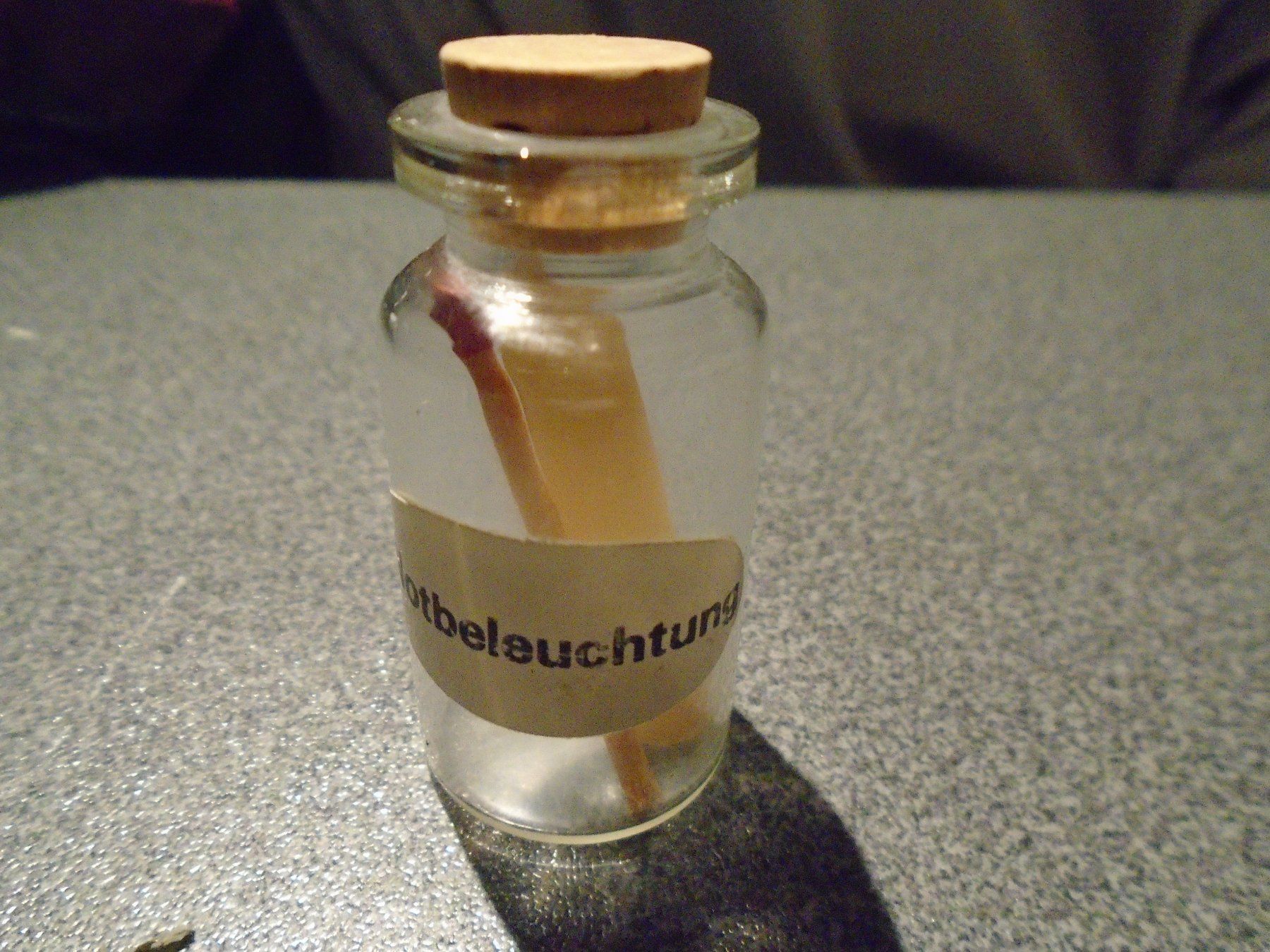 Alle Dekorationen: Glas Notbeleuchtung – Gebraucht aus Zürich von Motzkuh