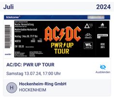 AC/DC PWR UP TOUR Hockenheim-Ring