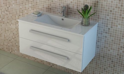 Badezimmermöbel: Badset RAPPERSWIL weiss – Neu und originalverpackt aus Herbertingen von jet-line-e-trade 3