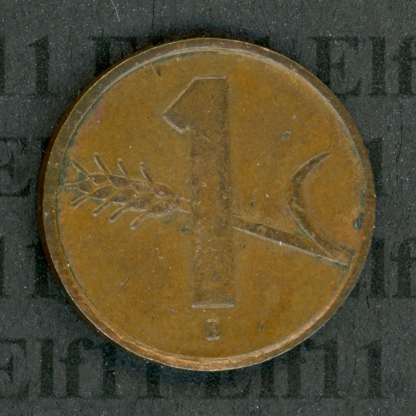 Tutti le monete: CHF___0.01 1950 ss 1 Rappen – Usato da Widnau venduto da Elf11 1