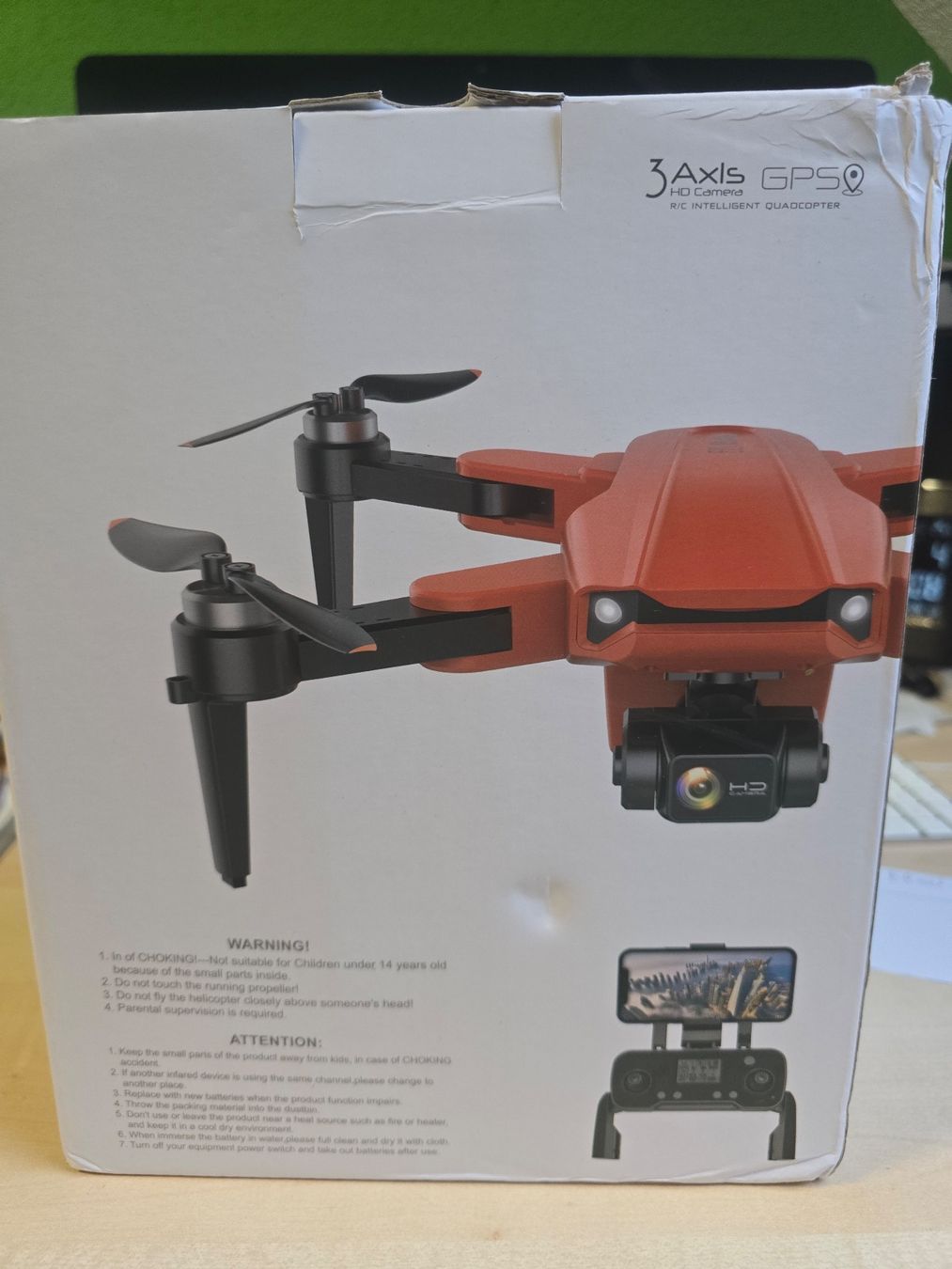 Modellismo RC: Drohne Overlook 3Axis  *** – Nuovo e nell'imballaggio originale da Zürich venduto da Fifa 1