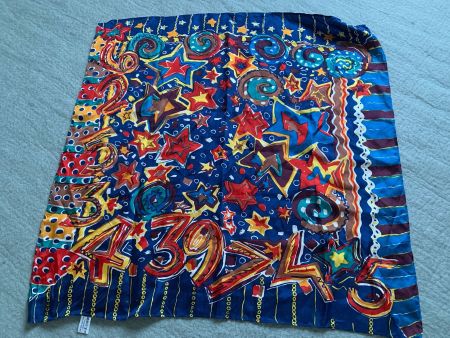 Schönes Seidentuch von Toffs!  Foulard 85 x 85 cm Vintage