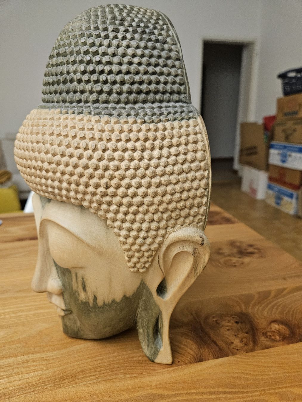 Sculture & Statue: Statue bois visage bouddha – Usato da Zürich venduto da nikky26 1