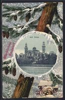 Zürich, Die Tonhalle im winterlichen Pa