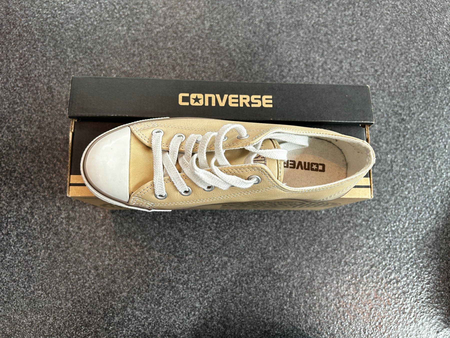 Converse Scarpe da donna: CONVERSE CT DAINTY OX CLOUD GREY   LEDER    Gr. 37 / 23cm – Nuovo e nell'imballaggio originale da Zürich venduto da LIQUIDATOR.CP