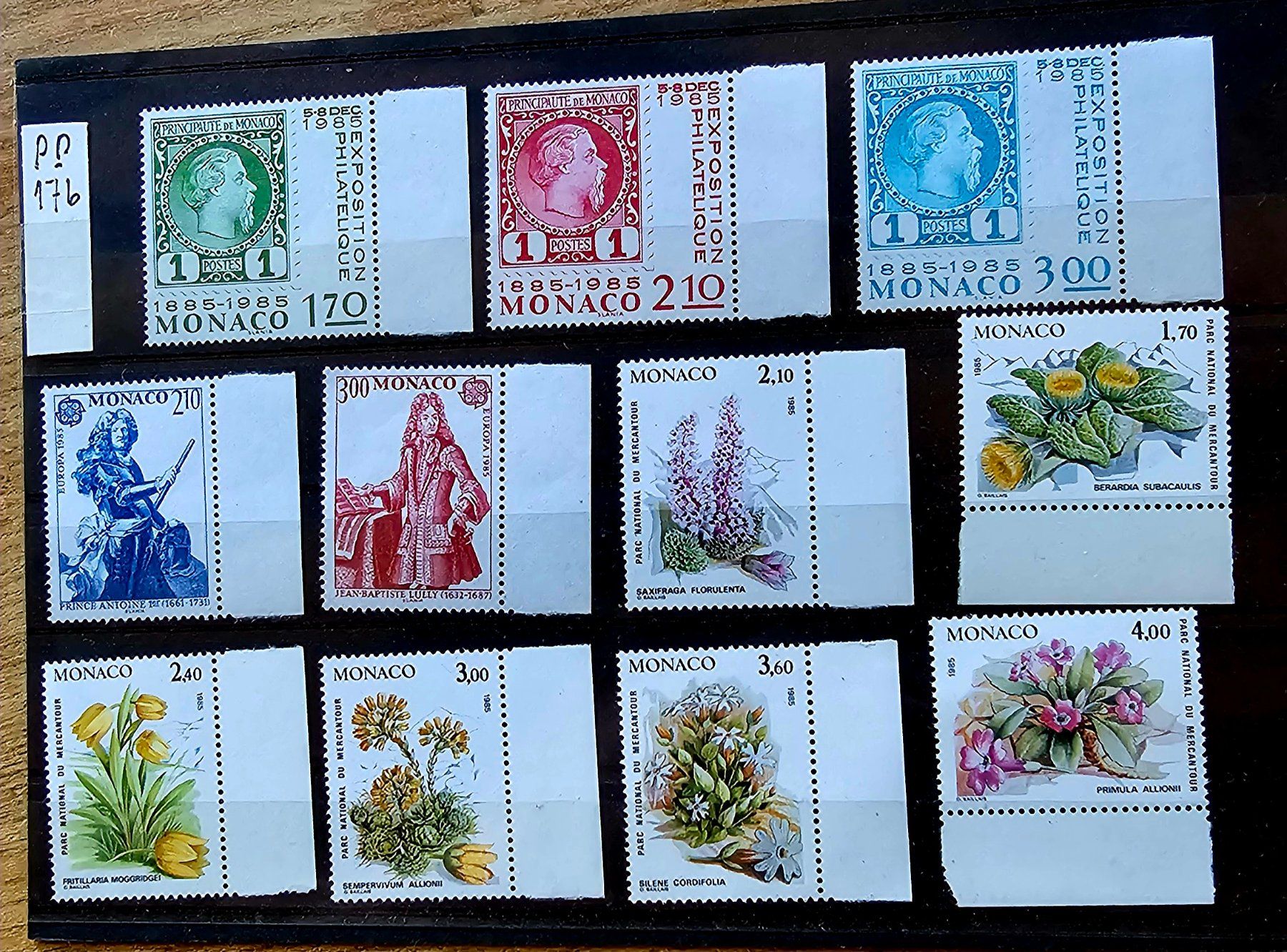 Tutti i francobolli: MONACO timbres neufs ** ~1985 – Nuovo (secondo la descrizione) da Les Valettes venduto da Nuba1