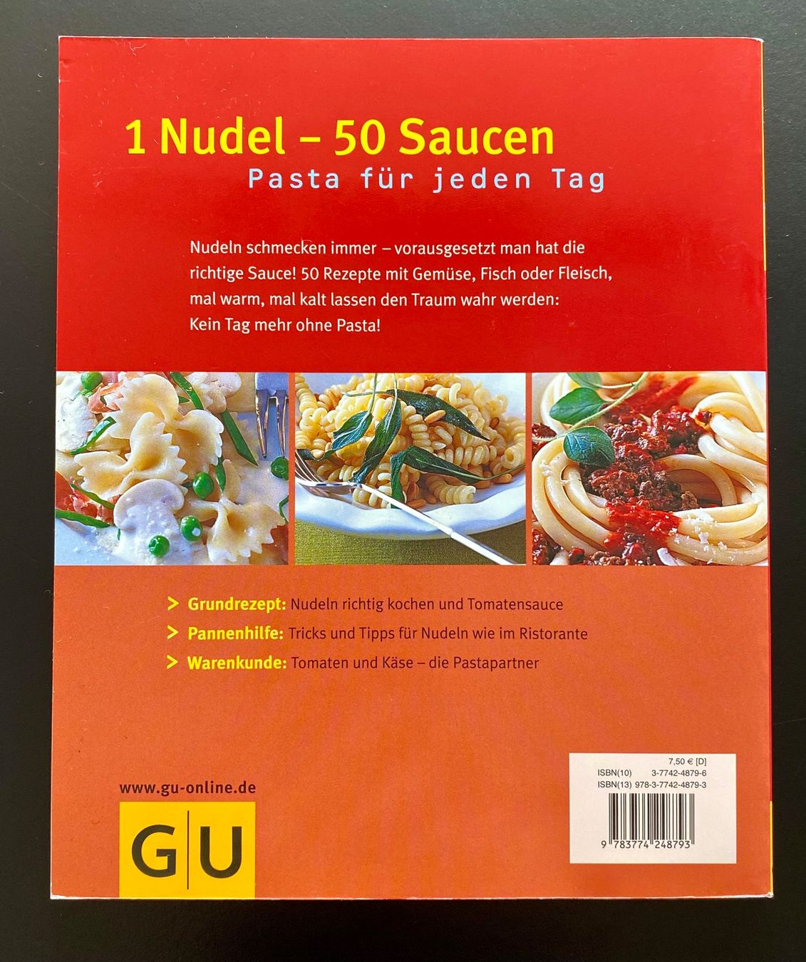 Libri: 1 NUDEL - 50 SAUCEN / GU KÜCHENRATGEBER – Usato da Nussbaumen AG venduto da schuba2000 1