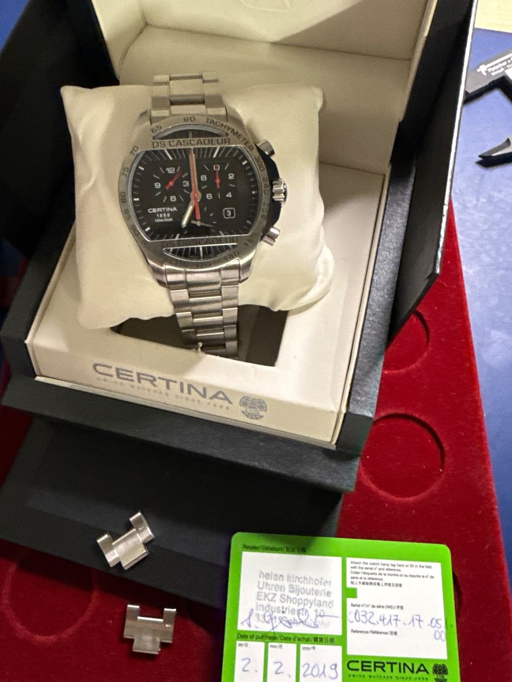 Certina Uhren: Certina DS Cascadeur Chronograph 42 mm – Gebraucht aus Pfeffingen von Allhandelklgwatches 1