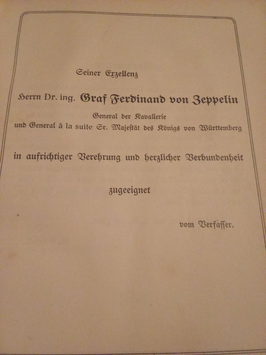 Bücher: A. Vömel: Graf Ferdinand von Zeppelin-Ein Mann der Tat 1908 – Gebraucht aus Remetschwil von Privatflohmi 4