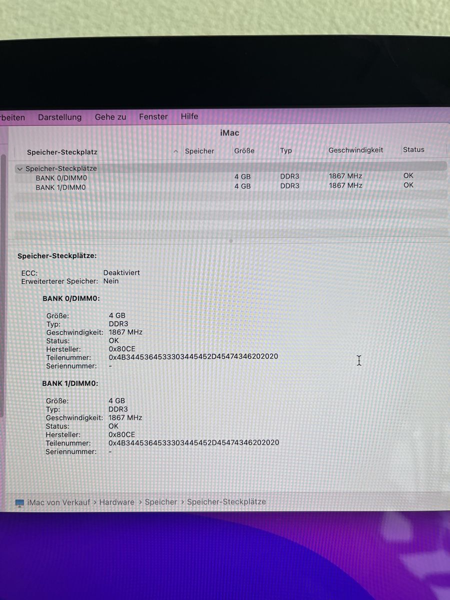 Apple PC: IMac (Retina Display) 21.5” – Usato da Winterthur venduto da Bambus6 5