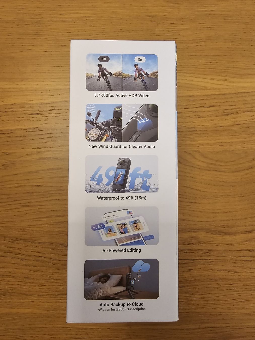 Insta360 Action Cam: Insta 360 X5 - neuwertig – Nuovo (secondo la descrizione) da Dottikon venduto da b-brain 7