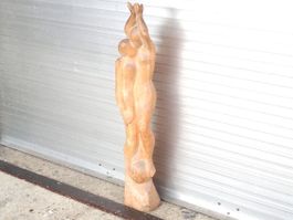 Urban Blank Skulptur Holz Kunst Maria Engel Schnitzerei 1953