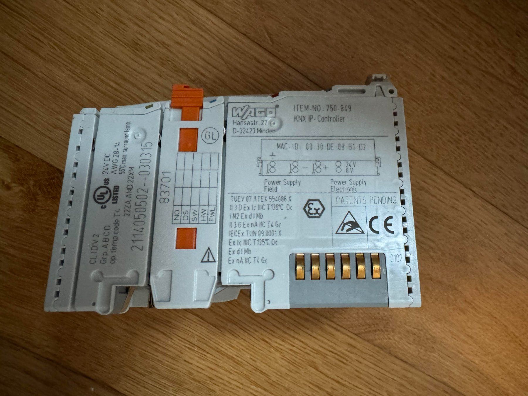 Wago Elektronikbauteile: WAGO 750-849 Controller: Top Zustand – Gebraucht aus Ehrendingen von prueller 1