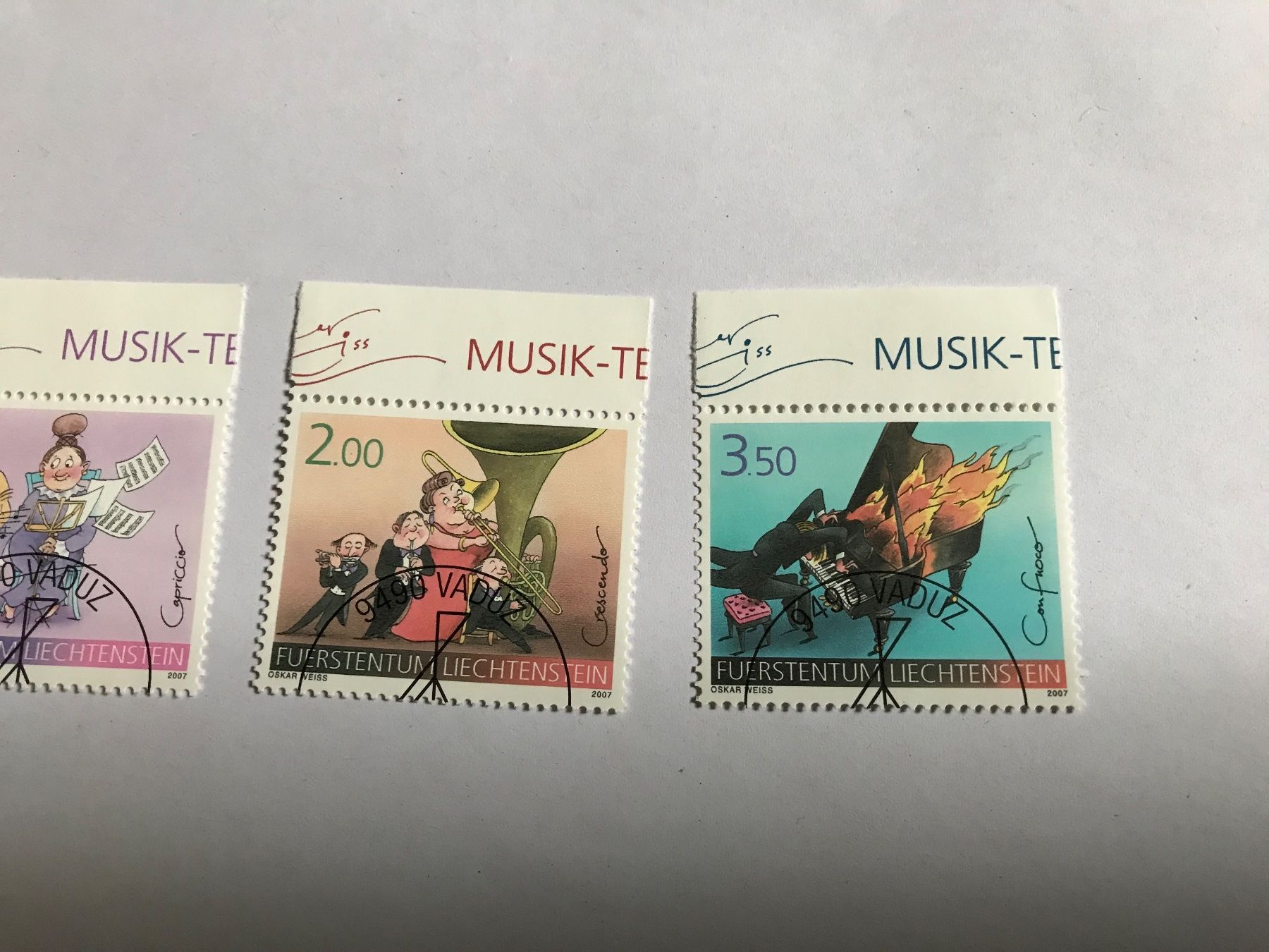 Tous les timbres: briefmarken FL 2007, gestempelt – D'occasion à liestal par makai05 2