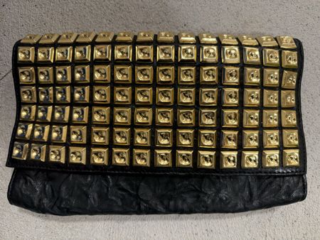 Faith, Clutch Leder Schwarz Top Zustand!