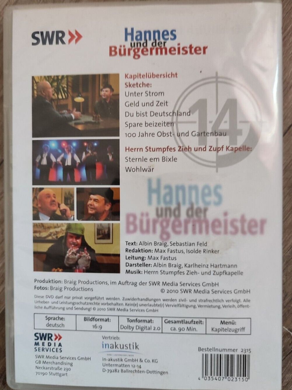 Alle DVDs: Hannes und der Bürgermeister – Gebraucht aus St. Gallen von elkapone 1